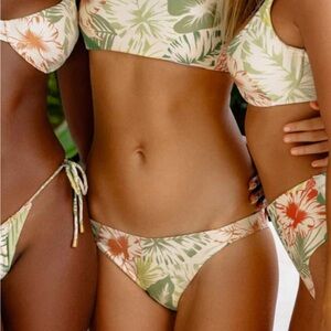 Brand New Kenny Flowers Ubud Sporty Bikini Bottom Size Small